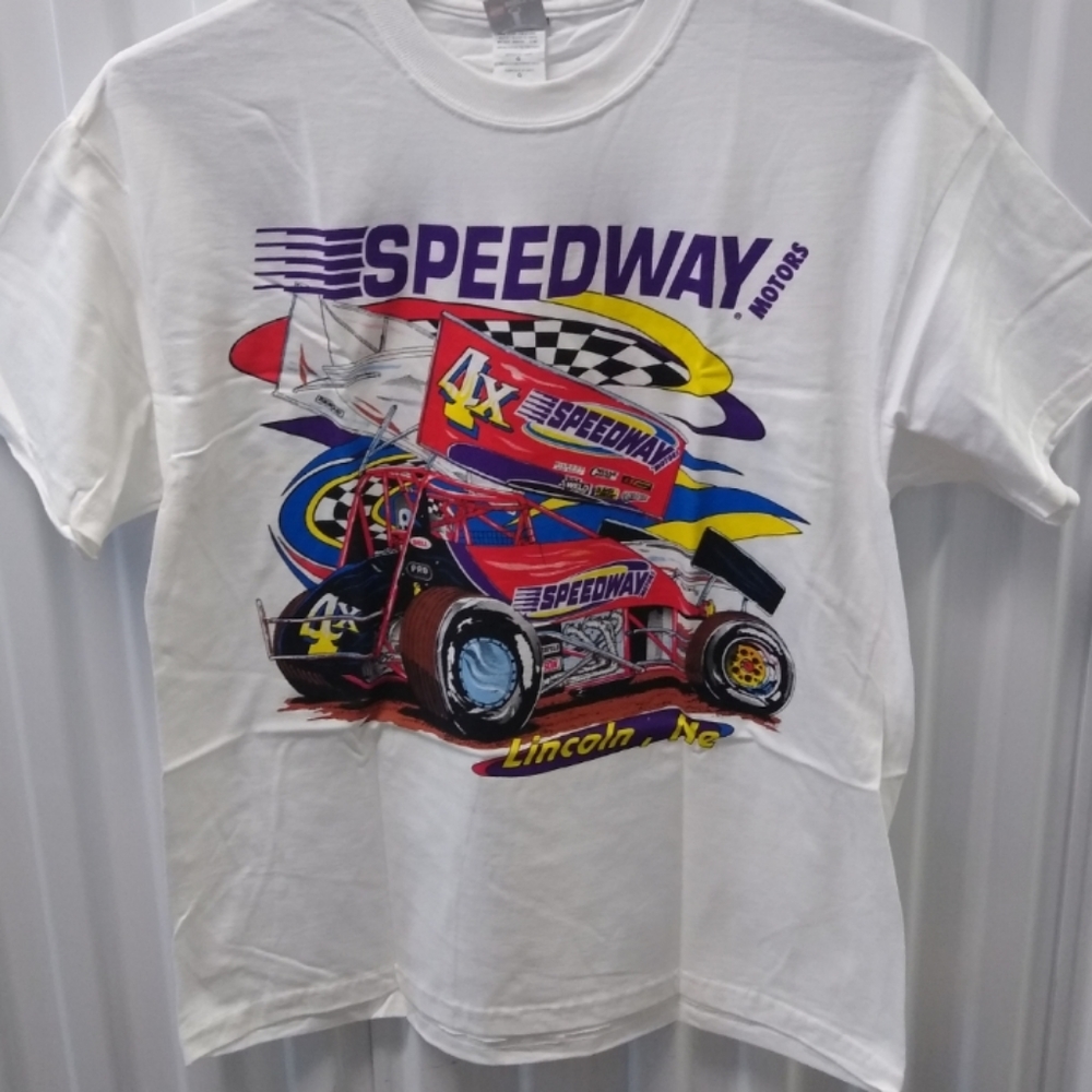 Speedway Motors Lincoln Nebraska Graphic T-Shirt L
